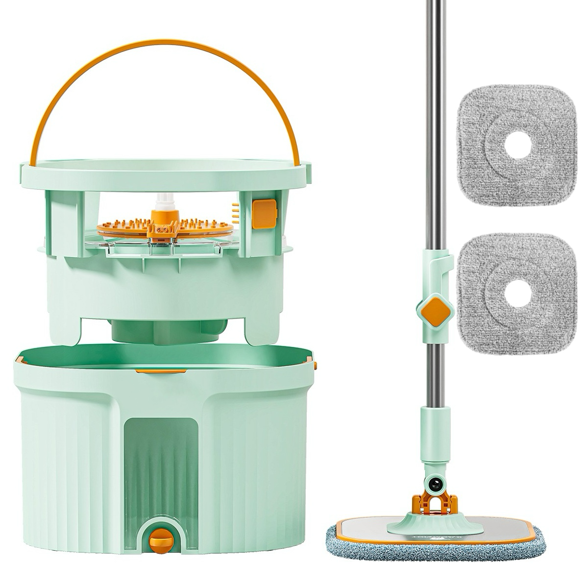 Dwukomorowy mop obrotowy floormy urban avenue